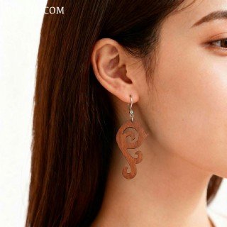 Special Offer Unique Wood Earrings Fresh Look